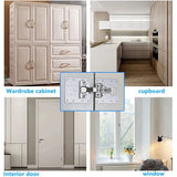 10Pcs Cabinet Hinge Repair Plate Kit Kitchen Cupboard Door Hinge Mounting Plate