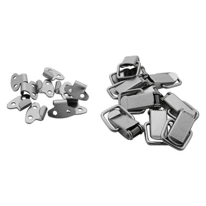 10Pcs Iron Straight Loop Toggle Latch 45Mm Length