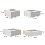 10Pcs Cake Boxes Pastry Wrap Boxes Dustproof Bakery Boxes Food Storage