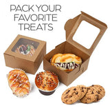 10Pcs Cake Boxes Pastry Wrap Boxes Dustproof Bakery Boxes Food Storage