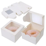 10Pcs Cake Boxes Pastry Wrap Boxes Dustproof Bakery Boxes Food Storage