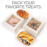 10Pcs Cake Boxes Pastry Wrap Boxes Dustproof Bakery Boxes Food Storage