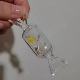 10Pcs Candy Shaped Jewelry Box Clear Plastic Beads Storage Containers