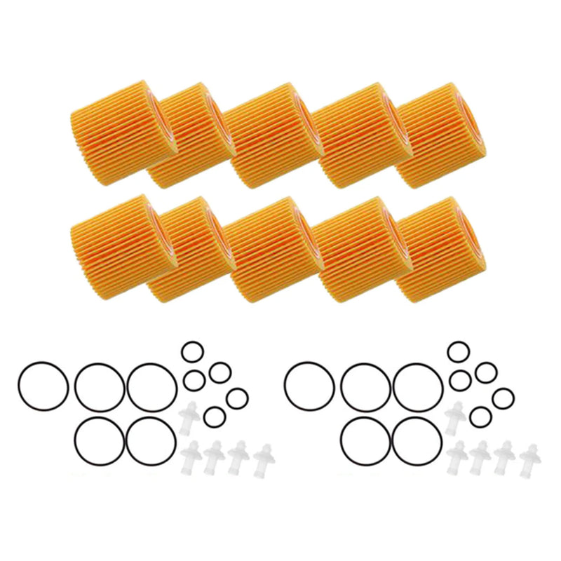 10Pcs Engine Filters C- 2.0L 2009-2010 Prius 1.8L Filters 04152YZZA6