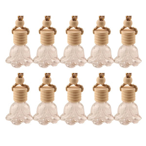 10Pcs Car Hanging Aromatherapy Diffuser Air Freshener Pendant Ornament