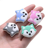 10Pcs Cartoon Animal Teether Bead Silicone Bead for Jewelry Making DIY