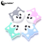 10Pcs Cartoon Animal Teether Bead Silicone Bead for Jewelry Making DIY