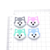 10Pcs Cartoon Animal Teether Bead Silicone Bead for Jewelry Making DIY