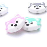 10Pcs Cartoon Animal Teether Bead Silicone Bead for Jewelry Making DIY