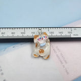 10Pcs Cartoon Cat Resin Pendants for Earrings DIY Jewelry Making C1051