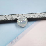 10Pcs Clear Bear Hearts Resin Charms for DIY Jewelry Making C902