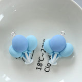 10Pcs Colorful Balloon Charms Resin Flatback Pendant Diy Jewelry Making C1133