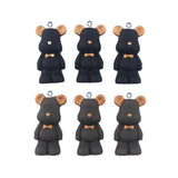 10Pcs Bear Resin Charms Pendants DIY Crafts Earring Necklace Keychain