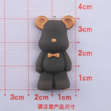 10Pcs Bear Resin Charms Pendants DIY Crafts Earring Necklace Keychain