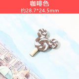 10Pcs Cartoon Mouse Lollipop Resin Charms for DIY Jewelry Making