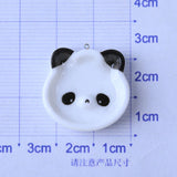 10Pcs Fox Egg Plate Resin Charms DIY Jewelry Pendants Earrings Keychain