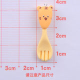 10Pcs Cartoon Spoon Fork Charms for Jewelry Making Resin