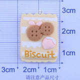 10Pcs Cartoon Strawberry Cake Charms Resin Flatback for Jewelry Making C841