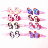 10Pcs Unicorn Hairpins for Girls Headwear Kids Hair Accessories