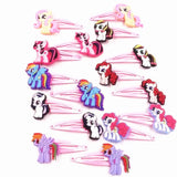 10Pcs Unicorn Hairpins for Girls Headwear Kids Hair Accessories