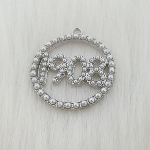 10Pcs Pearl Metal Alloy Pendants Antique Jewelry Making DIY Accessorie