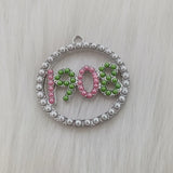 10Pcs Pearl Metal Alloy Pendants Antique Jewelry Making DIY Accessorie
