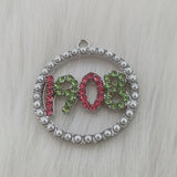 10Pcs Pearl Metal Alloy Pendants Antique Jewelry Making DIY Accessorie