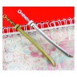 10Pcs Samurai Sword Bronze Antique Silver Plated Pendants DIY Crafts Making Find