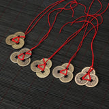 10Pcs Chinese Fortune Coins Feng Shui Coins I-Ching Coins Kit Traditional Coins