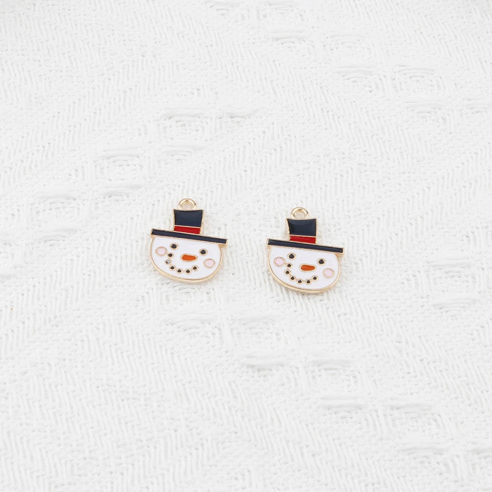10Pcs Christmas Beads Jewelry DIY Accessory Pendant