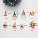 10Pcs Snowflake Charms for DIY Jewelry Making