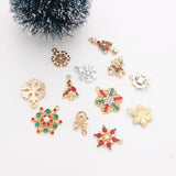 10Pcs Snowflake Charms for DIY Jewelry Making