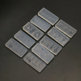 10Pcs Christmas Silicone Nail Art Mold Set