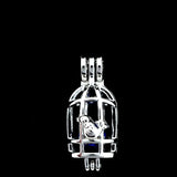 10Pcs Birdcage Charm Bead Cage Aromatherapy Diffuser Pendant for Jewelry Making
