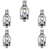 10Pcs Birdcage Charm Bead Cage Aromatherapy Diffuser Pendant for Jewelry Making