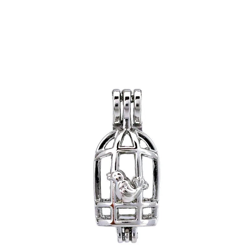 10Pcs Birdcage Charm Bead Cage Aromatherapy Diffuser Pendant for Jewelry Making