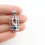 10Pcs Birdcage Charm Bead Cage Aromatherapy Diffuser Pendant for Jewelry Making