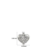 10Pcs Heart Pearl Cage Locket Aromatherapy Pendant DIY Jewelry Bulk