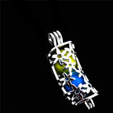 10Pcs Flower Pearl Cage Aromatherapy Diffuser Pendant Necklace Bracelet Bulk