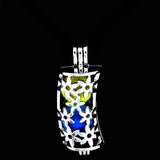 10Pcs Flower Pearl Cage Aromatherapy Diffuser Pendant Necklace Bracelet Bulk