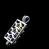10Pcs Star Pearl Cage Locket Aromatherapy Pendant DIY Jewelry