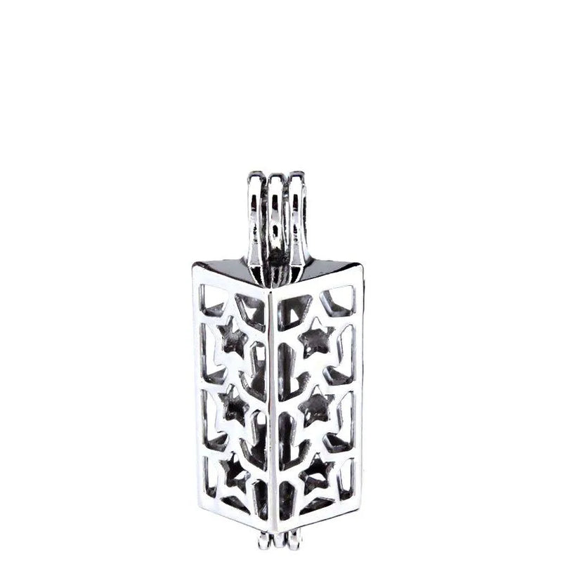 10Pcs Star Pearl Cage Locket Aromatherapy Pendant DIY Jewelry