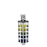 10Pcs Rhombus Grid Pearl Cage Aromatherapy Pendant DIY Jewelry