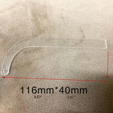 10Pcs Clear Acrylic Earring Fitting Bar Earring Display for Live Sales
