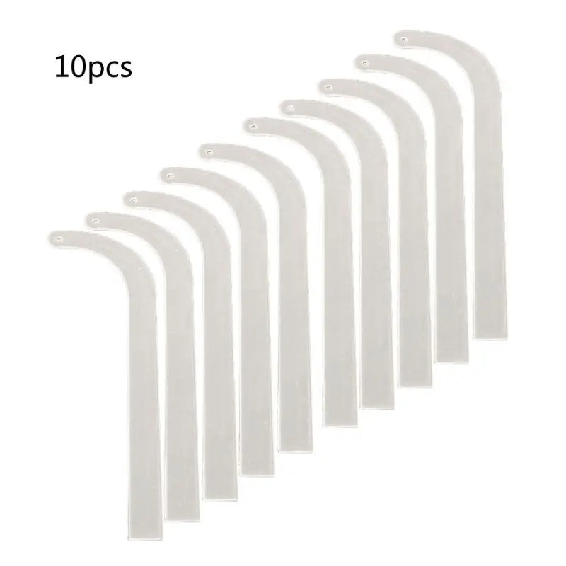 10Pcs Clear Acrylic Earring Fitting Bar Earring Display for Live Sales