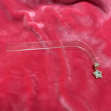 10Pcs Clear Acrylic Earring Fitting Bar Earring Display for Live Sales