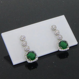 10Pcs Acrylic Earrings Display Stand Rectangle Ear Stud Jewelry