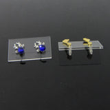 10Pcs Acrylic Earrings Display Stand Rectangle Ear Stud Jewelry