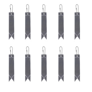 10Pcs Colorful Streamer Reflective Safety Keychain Jewelry Bag Pendant
