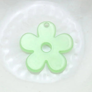 10Pcs Flower Resin Charms for Jewelry Making Pendant DIY Accessory